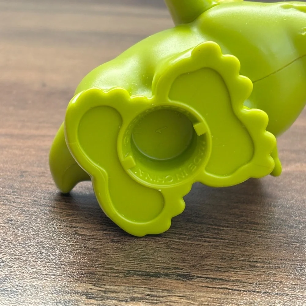 Fisher Price Little People Replacement Triceratops Green Dinosaur Figure Playset